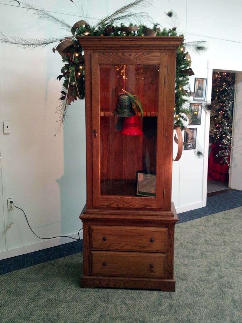 Fivebraids Custom Woodworking Solid Oak Gun Cabinet