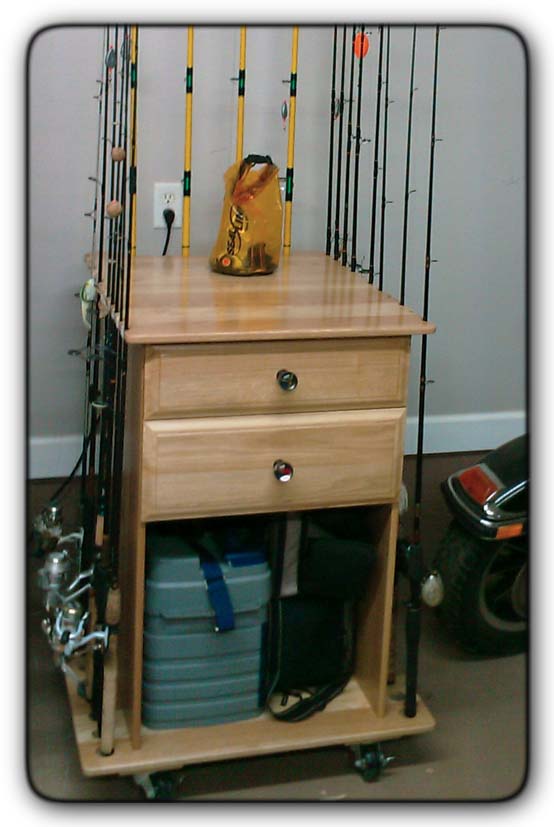 Tackle and Rod
						Rack